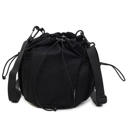 Lightweight and casual crossbody bag drawstring opening - zoraflux