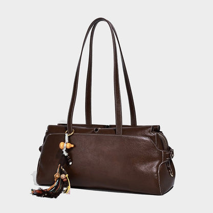 Lucky gourd pendant casual commuting single-shoulder bag - zoraflux