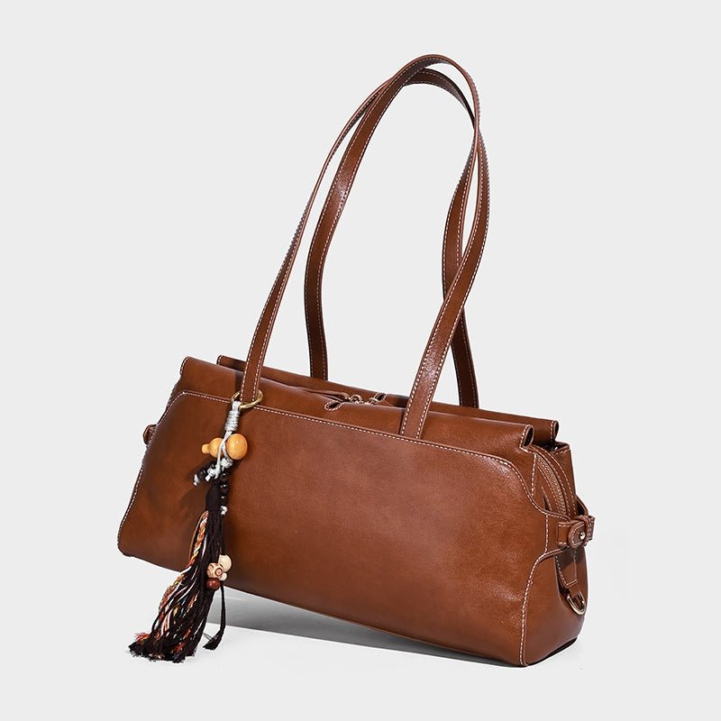 Lucky gourd pendant casual commuting single-shoulder bag - zoraflux