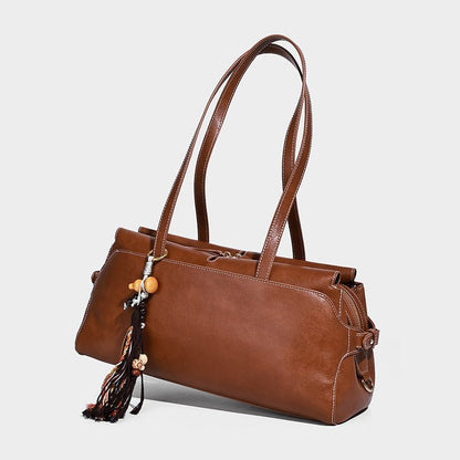 Lucky gourd pendant casual commuting single-shoulder bag - zoraflux