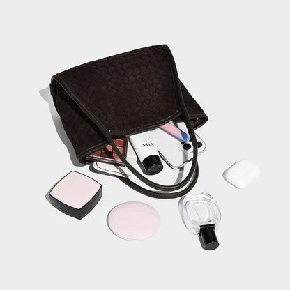 Matte hand-woven texture handbag free purse - zoraflux