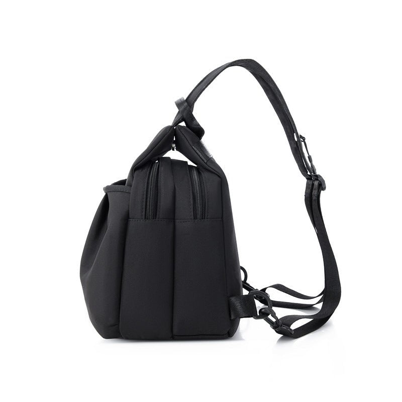 Mini Oxford Cloth Casual Chest Backpack - zoraflux