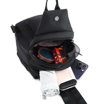 Mini Oxford Cloth Casual Chest Backpack - zoraflux