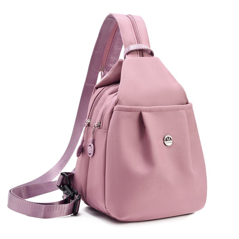 Mini Oxford Cloth Casual Chest Backpack - zoraflux