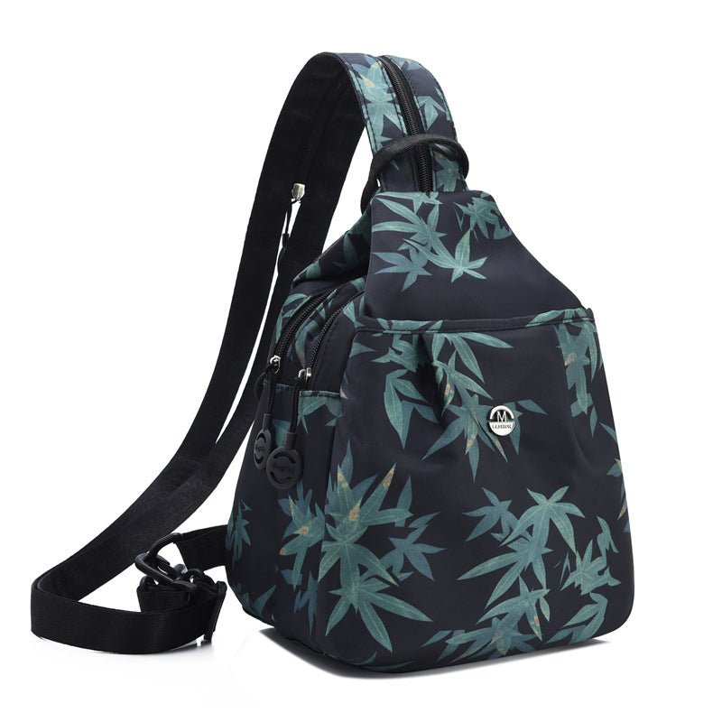 Mini Oxford Cloth Casual Chest Backpack - zoraflux