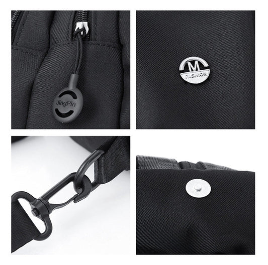 Mini Oxford Cloth Casual Chest Backpack - zoraflux