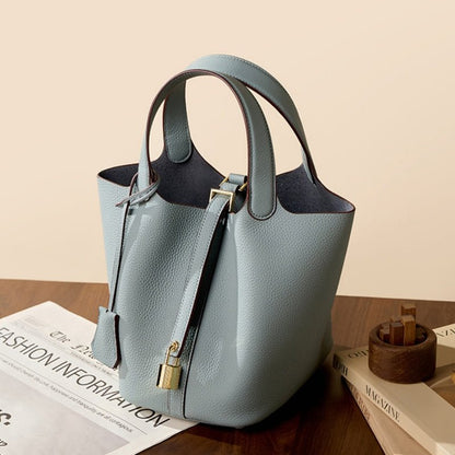 Multi-color Simple Bucket Bag - zoraflux