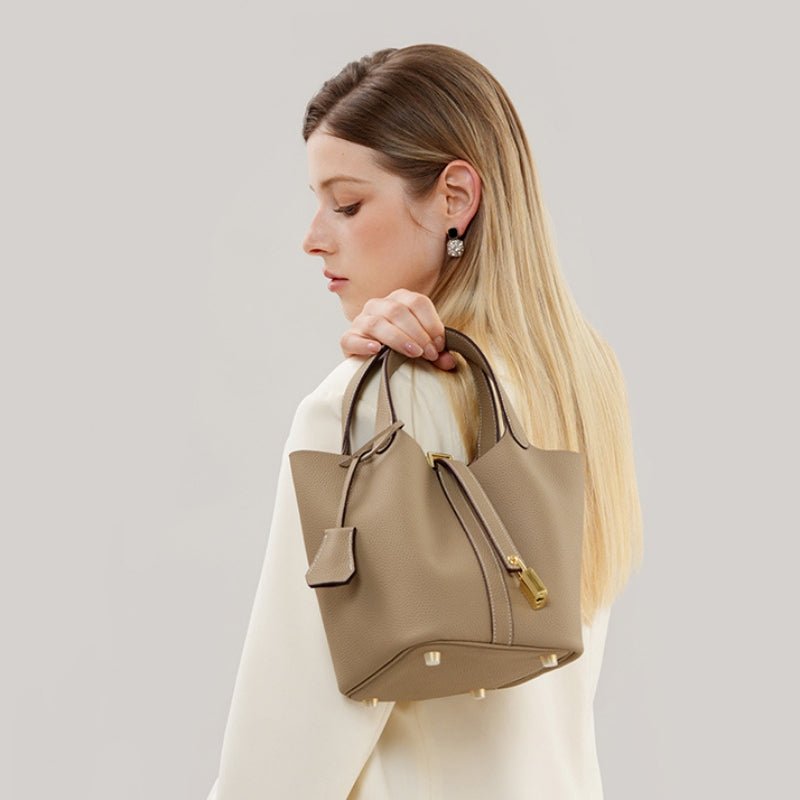 Multi-color Simple Bucket Bag - zoraflux