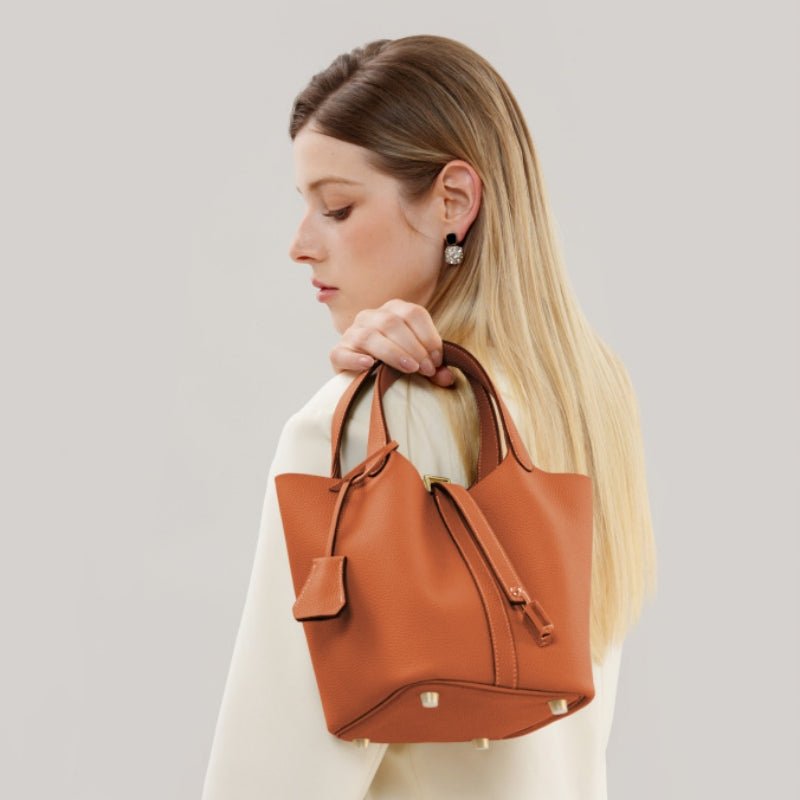 Multi-color Simple Bucket Bag - zoraflux