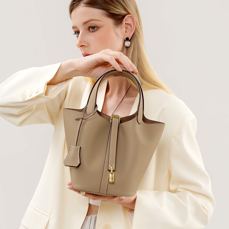 Multi-color Simple Bucket Bag - zoraflux