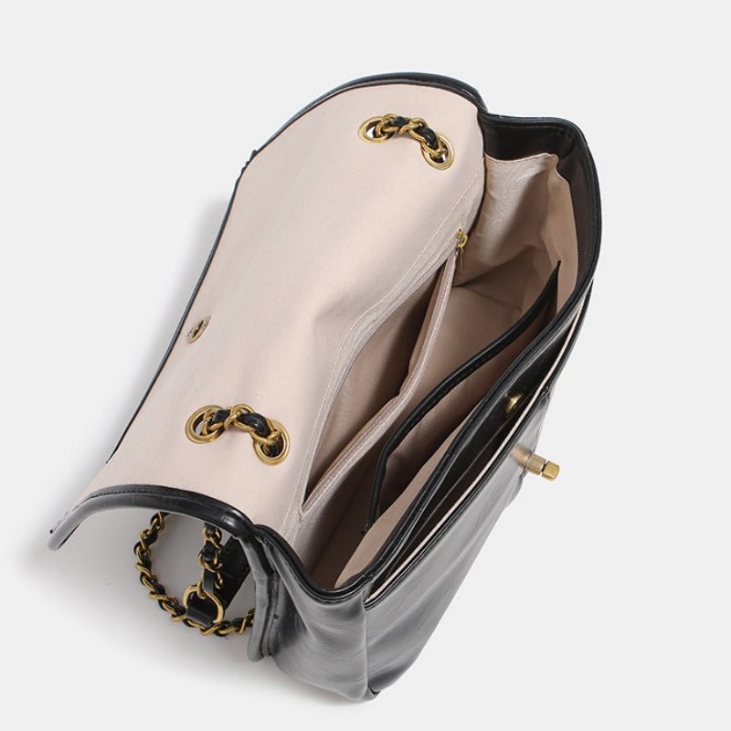 Multi - size chain tote bag for women - zoraflux