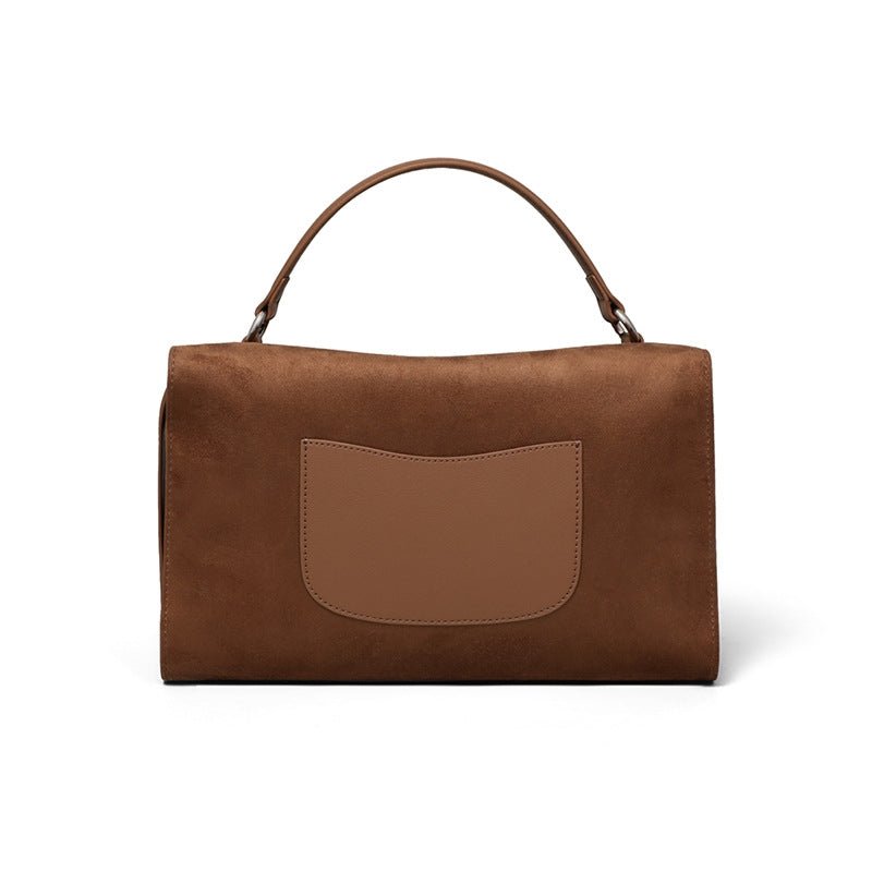 New cowhide retro style hand pillow bag - zoraflux