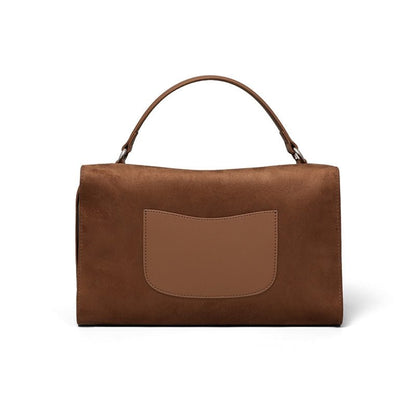 New cowhide retro style hand pillow bag - zoraflux