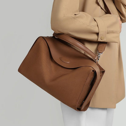 New cowhide retro style hand pillow bag - zoraflux