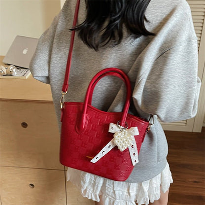 New Women Single Shoulder Crossbody Bucket Bag - zoraflux