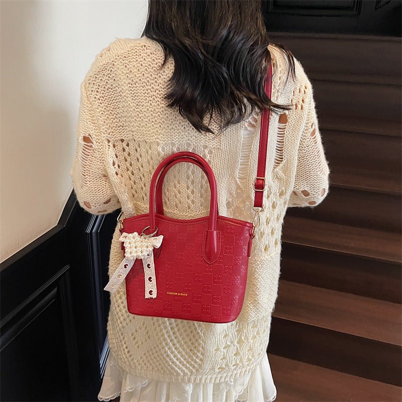 New Women Single Shoulder Crossbody Bucket Bag - zoraflux