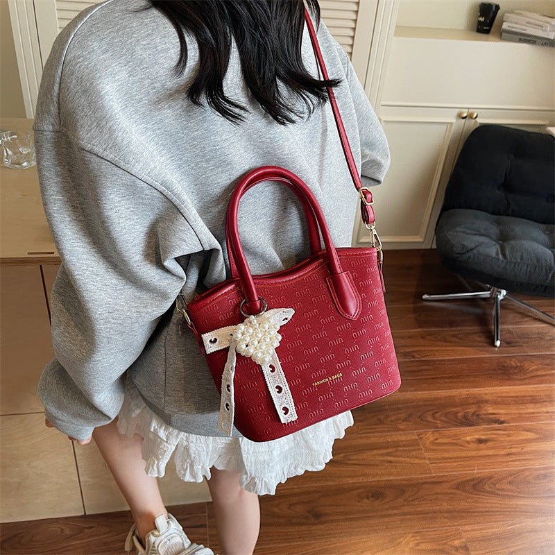 New Women Single Shoulder Crossbody Bucket Bag - zoraflux