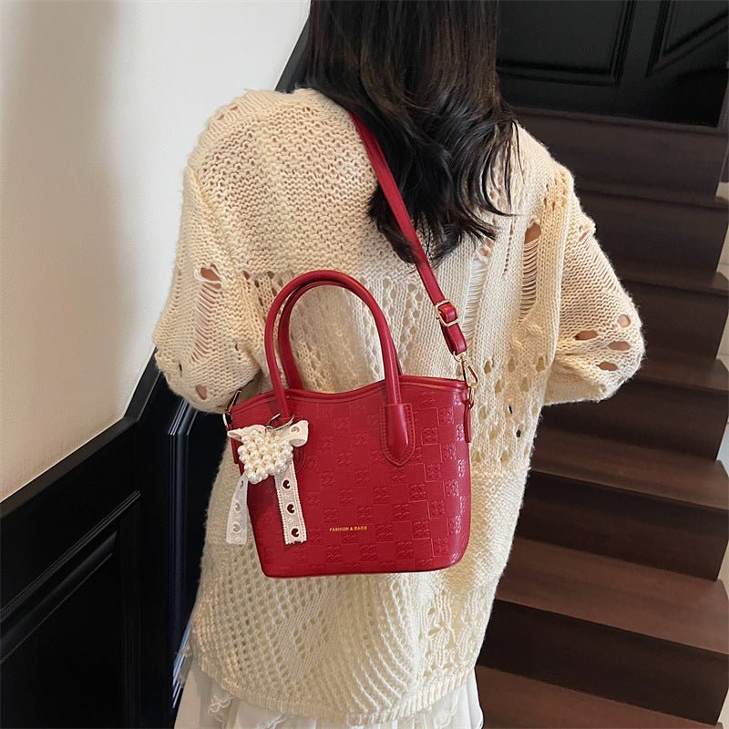 New Women Single Shoulder Crossbody Bucket Bag - zoraflux