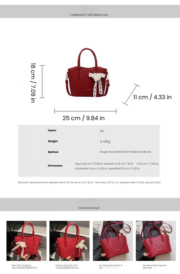 New Women Single Shoulder Crossbody Bucket Bag - zoraflux