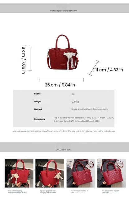 New Women Single Shoulder Crossbody Bucket Bag - zoraflux