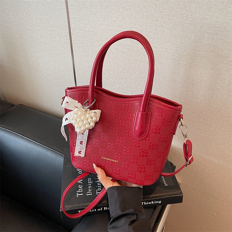 New Women Single Shoulder Crossbody Bucket Bag - zoraflux