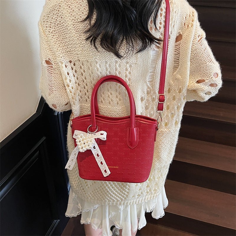 New Women Single Shoulder Crossbody Bucket Bag - zoraflux