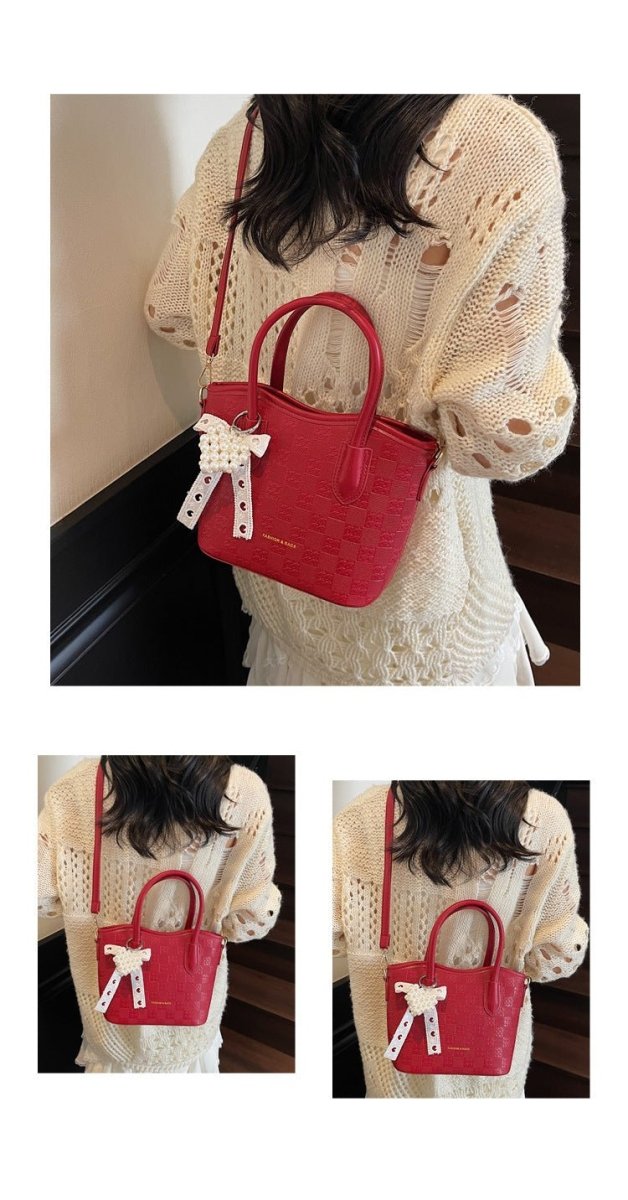 New Women Single Shoulder Crossbody Bucket Bag - zoraflux