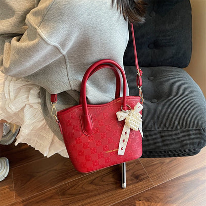 New Women Single Shoulder Crossbody Bucket Bag - zoraflux