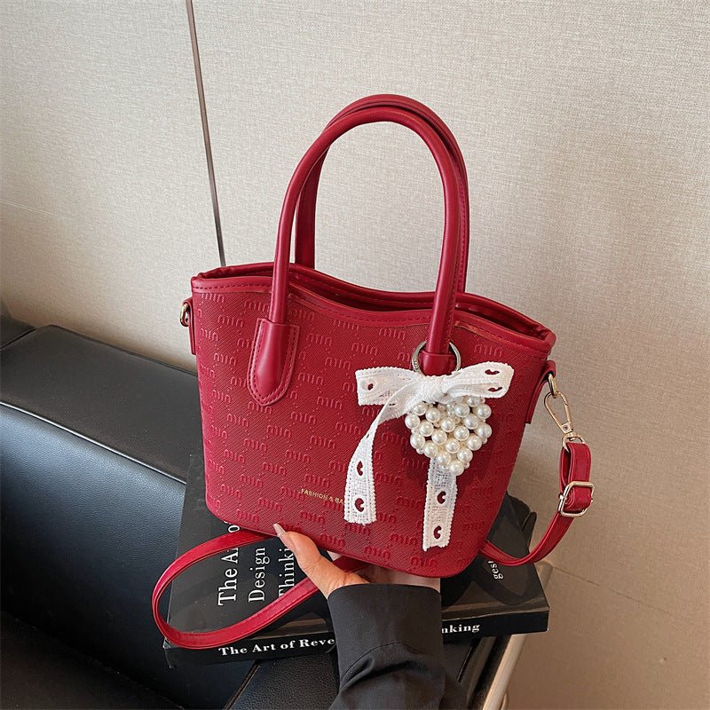 New Women Single Shoulder Crossbody Bucket Bag - zoraflux