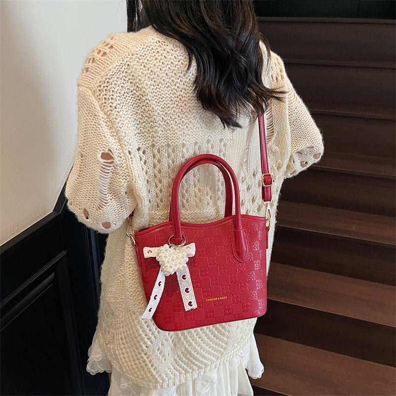 New Women Single Shoulder Crossbody Bucket Bag - zoraflux