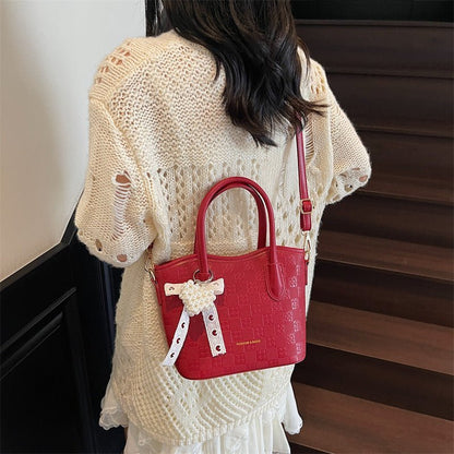 New Women Single Shoulder Crossbody Bucket Bag - zoraflux