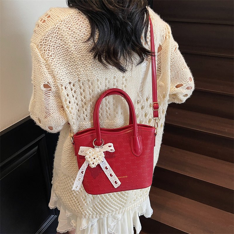 New Women Single Shoulder Crossbody Bucket Bag - zoraflux