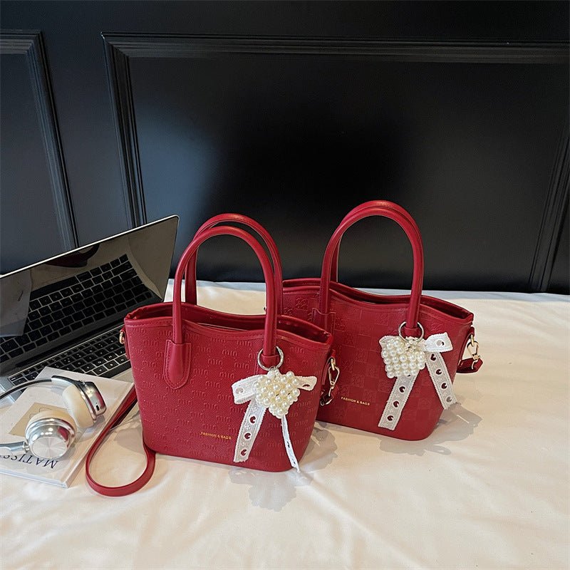 New Women Single Shoulder Crossbody Bucket Bag - zoraflux