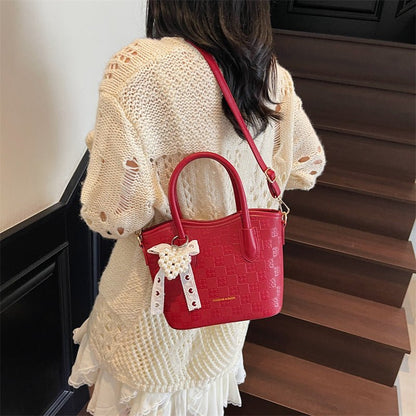 New Women Single Shoulder Crossbody Bucket Bag - zoraflux