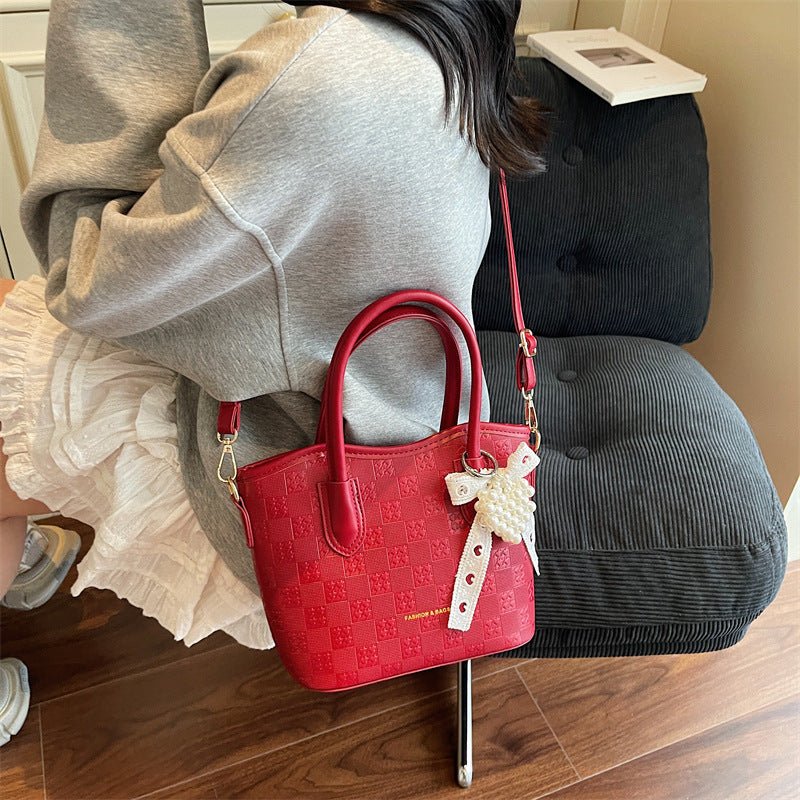 New Women Single Shoulder Crossbody Bucket Bag - zoraflux