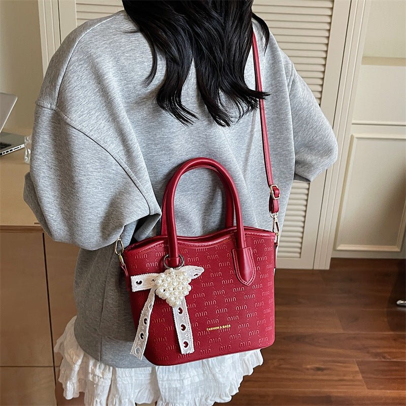 New Women Single Shoulder Crossbody Bucket Bag - zoraflux