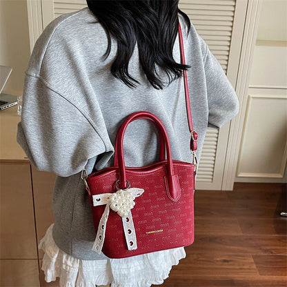 New Women Single Shoulder Crossbody Bucket Bag - zoraflux