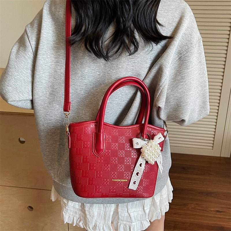 New Women Single Shoulder Crossbody Bucket Bag - zoraflux