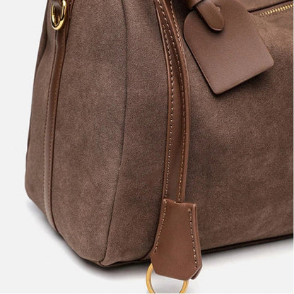 Niche autumn winter suede women pillow bag - zoraflux