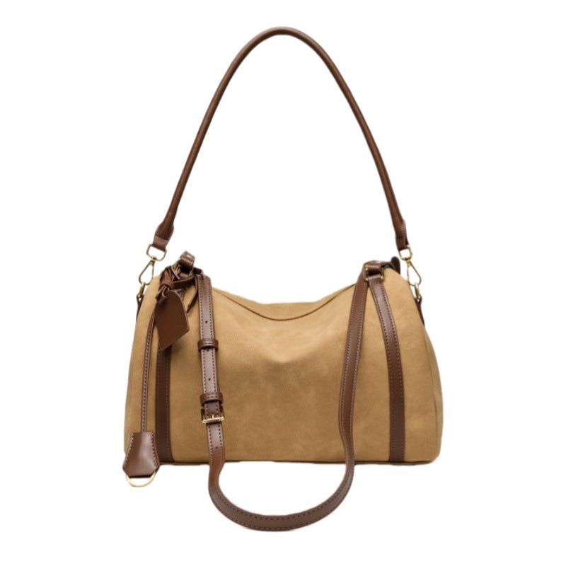 Niche autumn winter suede women pillow bag - zoraflux