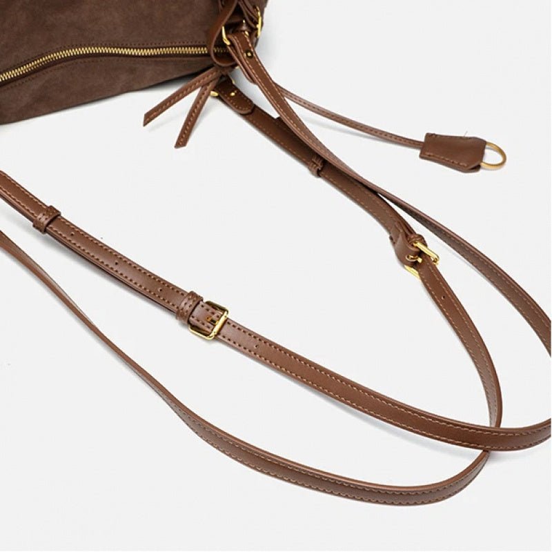 Niche autumn winter suede women pillow bag - zoraflux