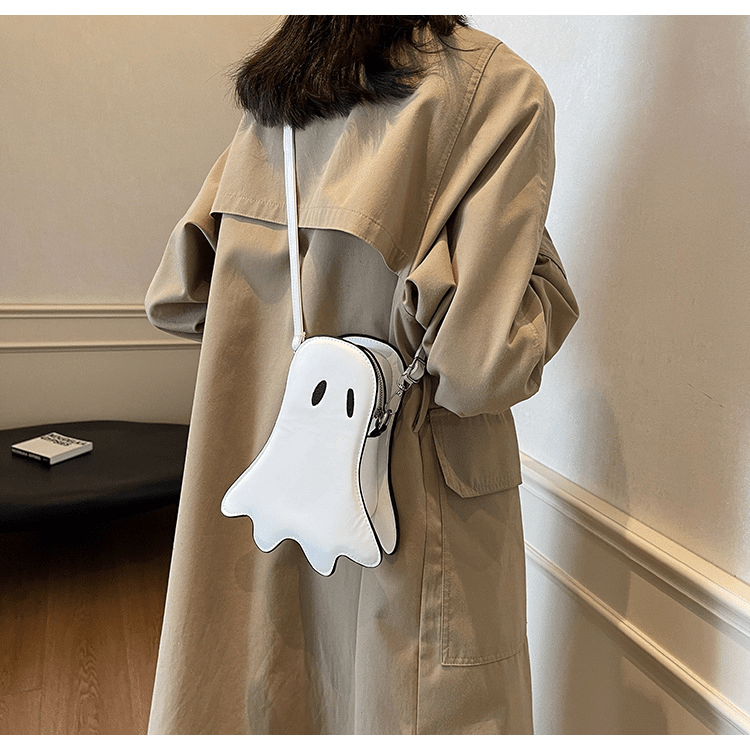 Niche design ghost crossbody bag - zoraflux