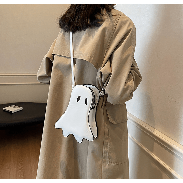 Niche design ghost crossbody bag - zoraflux