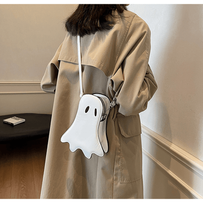 Niche design ghost crossbody bag - zoraflux