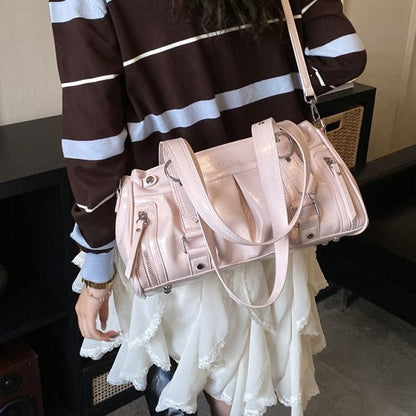 Personality trend underarm motorcycle tote bag - zoraflux