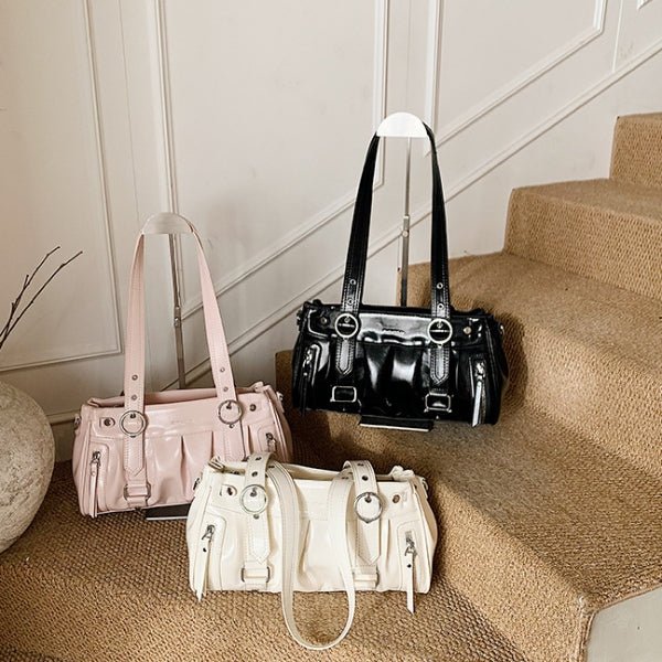 Personality trend underarm motorcycle tote bag - zoraflux