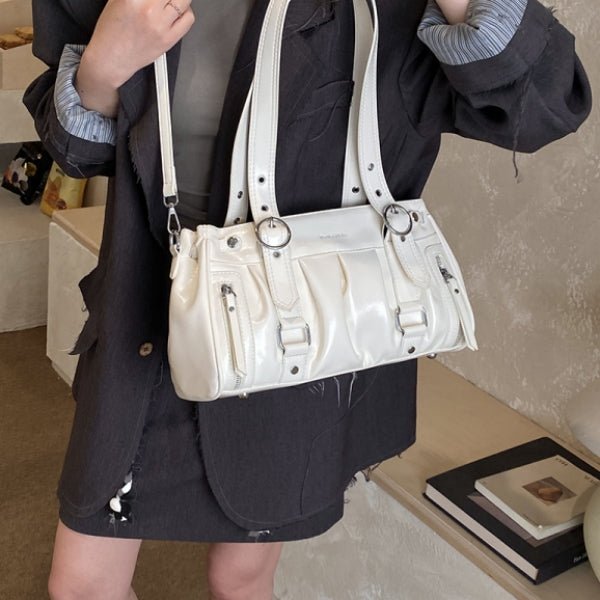 Personality trend underarm motorcycle tote bag - zoraflux