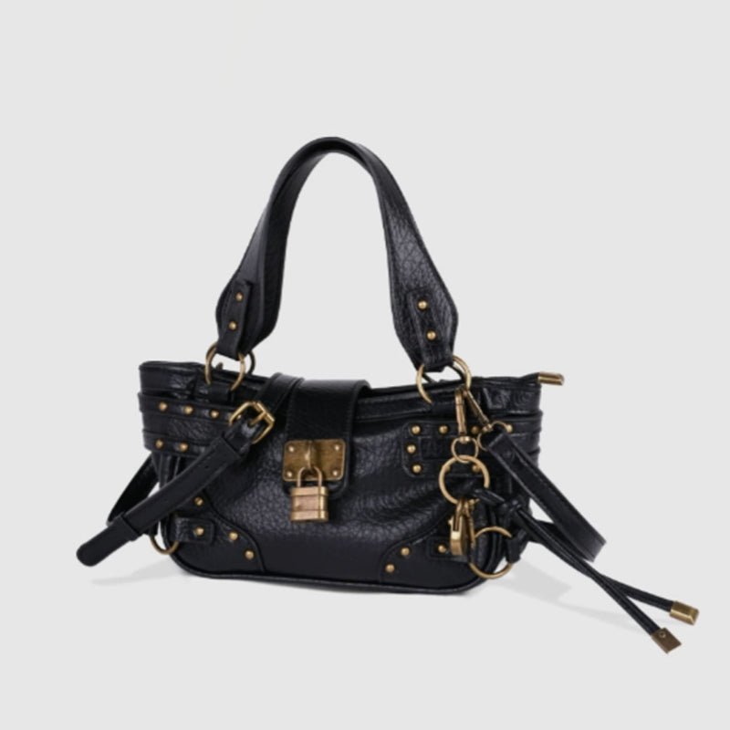 Personalized Punk Rivet Buckle Motorcycle Bag - zoraflux