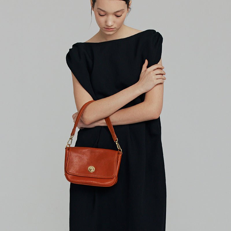 Plant - tanned lining small square handbag - zoraflux