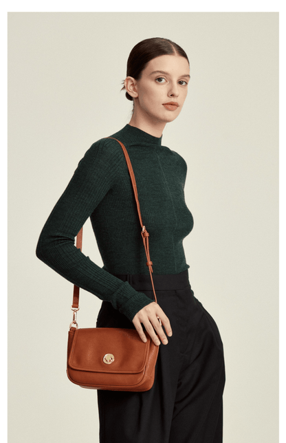 Plant - tanned lining small square handbag - zoraflux